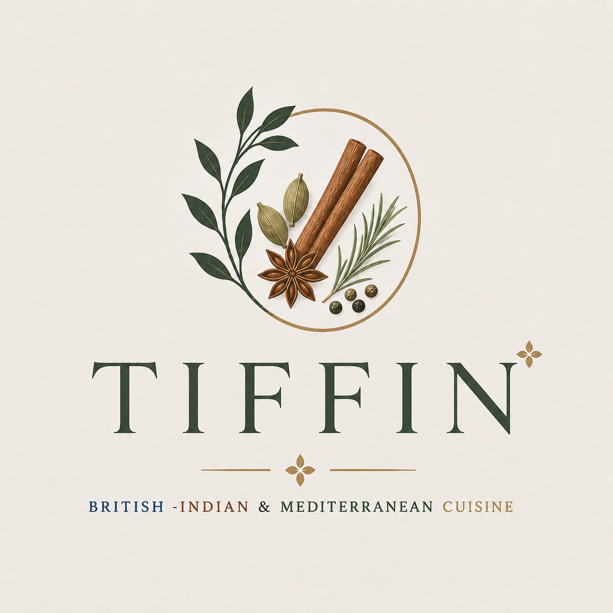Logo Tiffin – British Indian & Mediterranean Cuisine