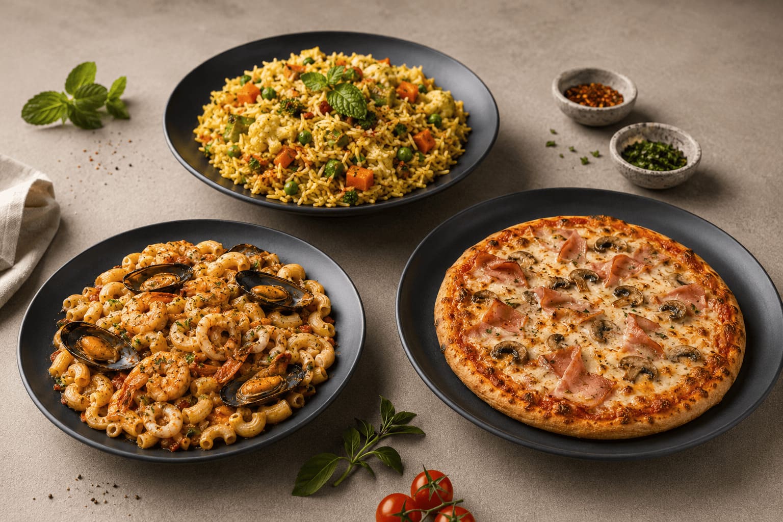 TIFFIN dishes