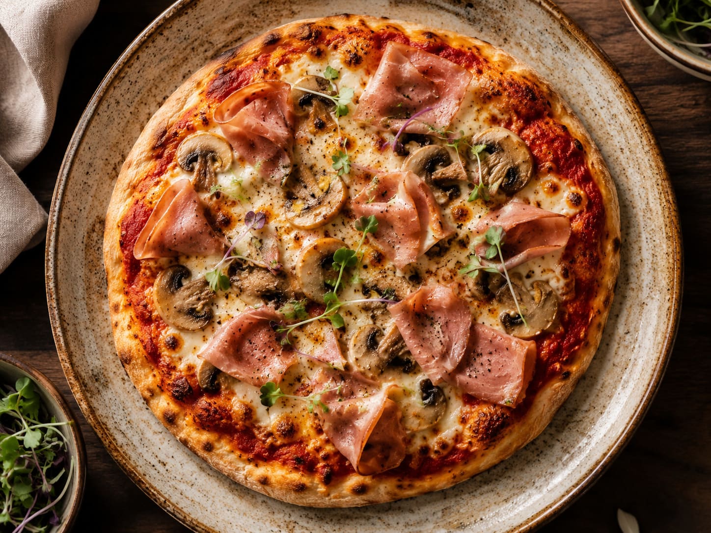 Pizza artesanal TIFFIN recién horneada